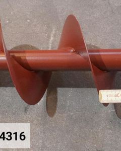 Worm gear pair d135 2.00m left for SE25/40 red M&M